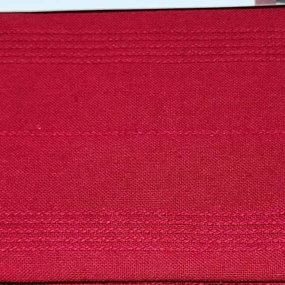 60x84in  Red Lino‎ Cotton Christmas Holiday Tablecloth Oblong or Rectangle Table - Picture 4 of 8